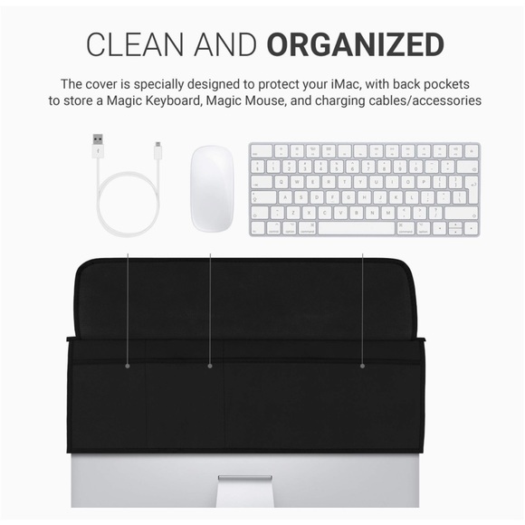 Kwmobile Cover Compatible with Apple iMac 27" / iMac Pro 27" NEW - Picture 1 of 5